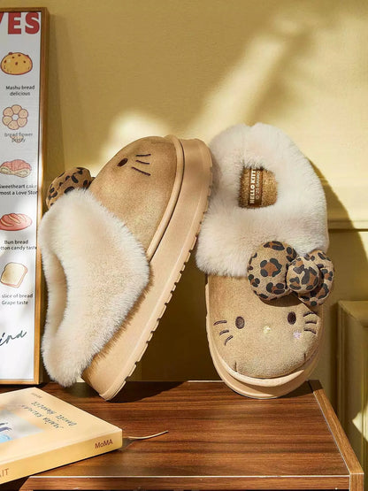 Hello Kitty Plush Slippers