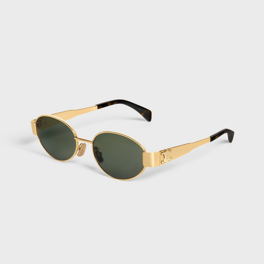 Metal Oval Sunglasses