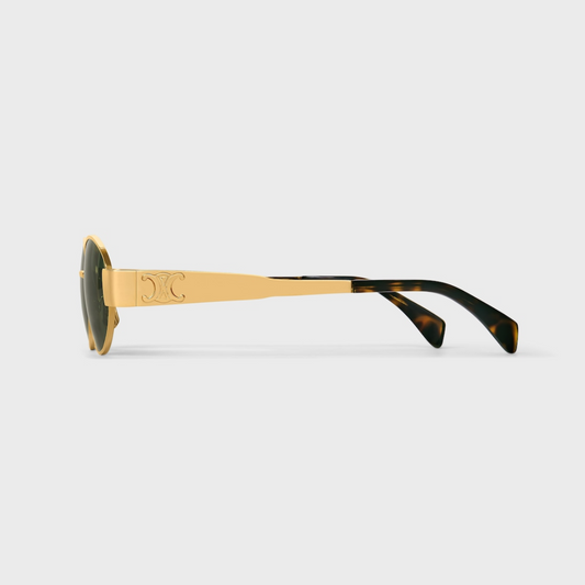 Metal Oval Sunglasses