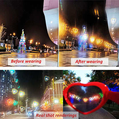 LoveLens Heart Effect Glasses