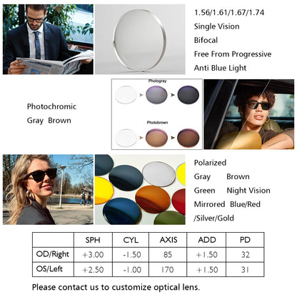 Vibrant Square Glasses Frames