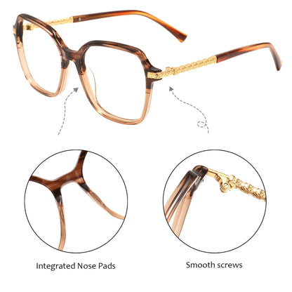 Vibrant Square Glasses Frames