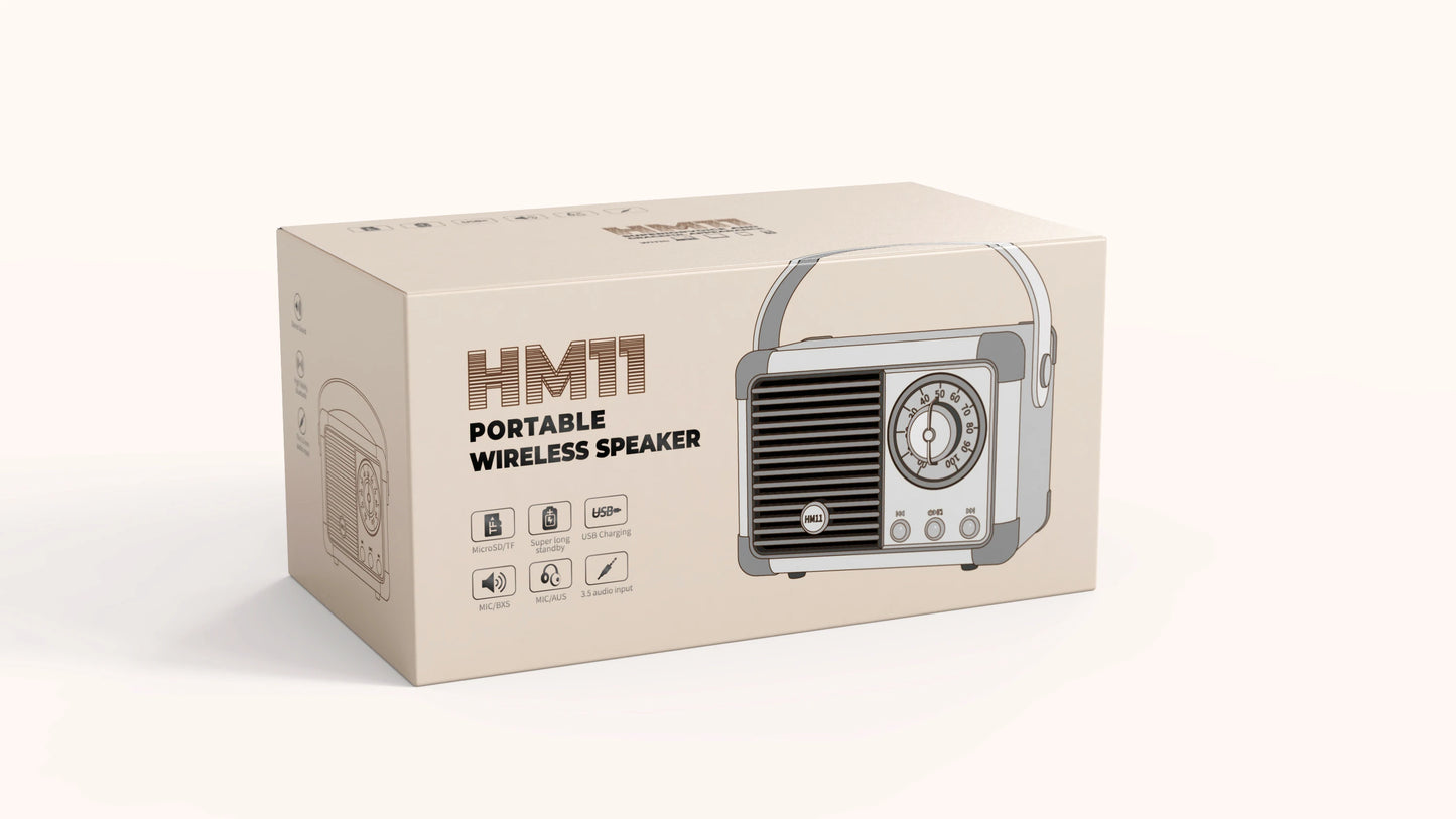 Vintage Vibes Bluetooth Speaker